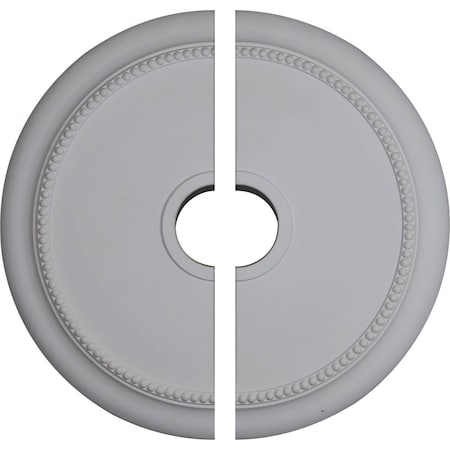 Ekena Millwork Crendon Ceiling Medallion, Two Piece (Fits Canopies up to 4 3/8"), 24 1/8"OD x 4 3/8"ID x 2 1/4"P CM24CR2